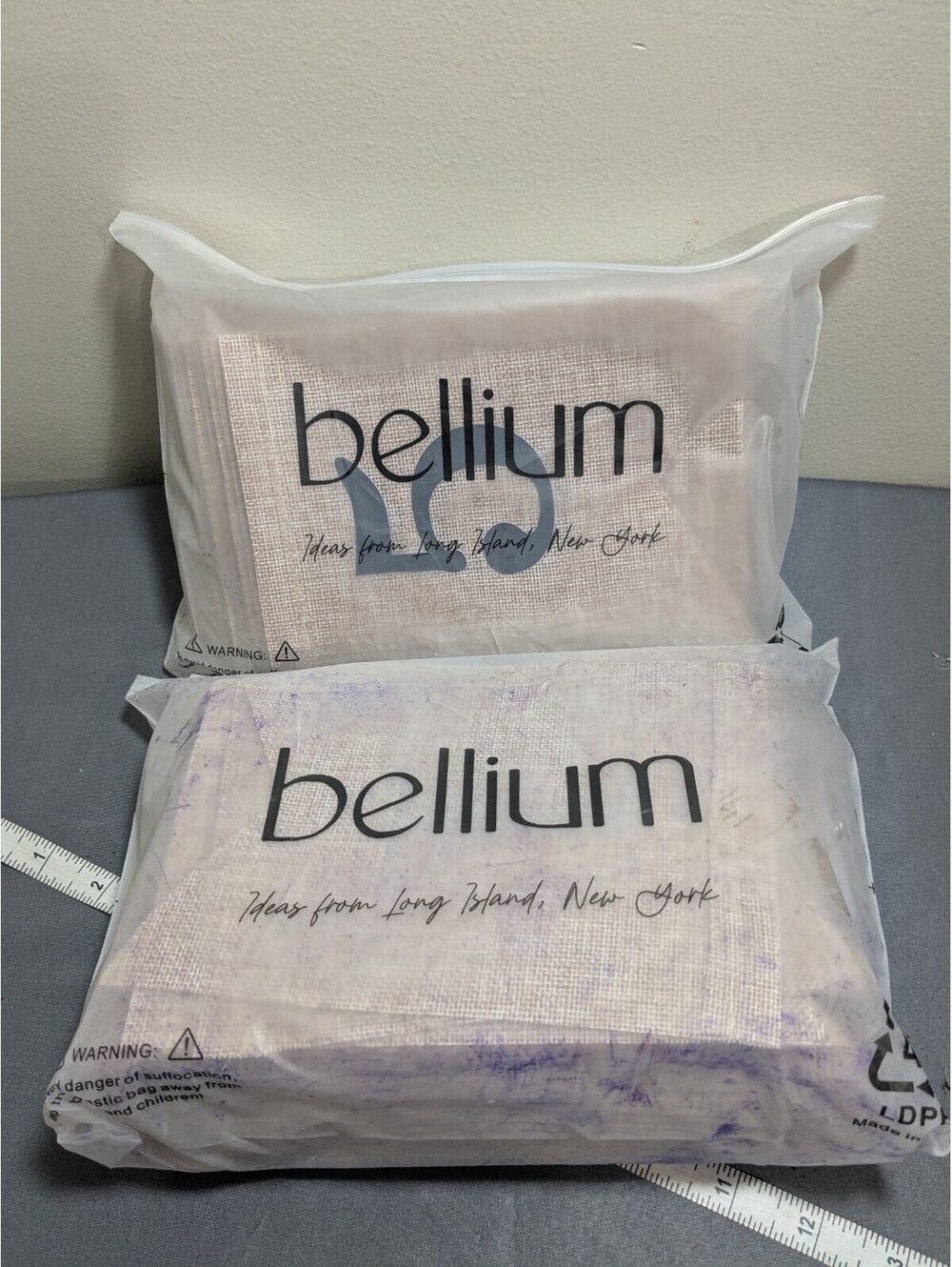 Bellium Burlap Banner Flags Set